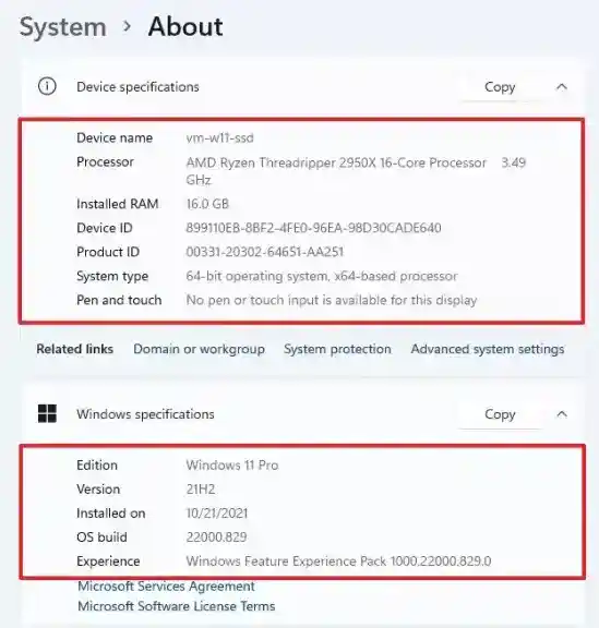 Check system types in Windows