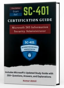 Microsoft sc-401 certification exam book